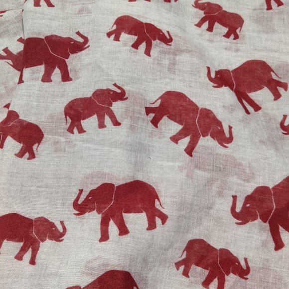 Red Elephant Scarf - Picture 4 of 5